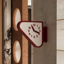 Classical Living Room Wall Clocks Triangle Double-sided Silent Wall Clock Corner Wall Watch Art Home Decor