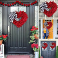 Wreaths For Front Door Valentine Decorations For Outdoor Valentine's Day Wreath Decoration