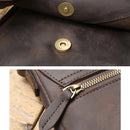 Genuine Leather Messenger Bag for Men Leather Shoulder Bag Small Travel Handbag  Male Pad Sling Bag