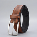 Classic Vintage Emboss Belts For Men Famous Waist Male Strap Belt for Jeans