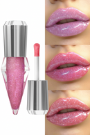 8 Colors Moisturizing Lip Gloss Shimmer Glitter Long Lasting Lip Oil Gloss Care the Lips Makeup Gifts Pink Plumping Lips