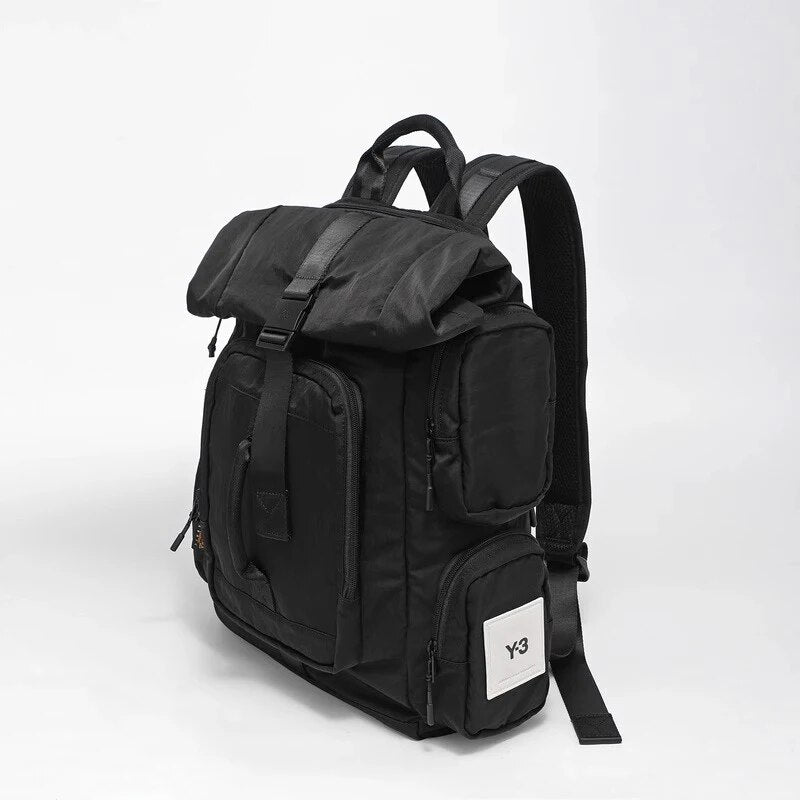 Men And Women With The Same Paragraph Travel Bag Multi-compartment Storage Leisure Shoulder Bag