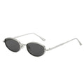 Vintage Oval Metal Sunglasses Shades Gradient Shades UV400 Punk Sun Glasses