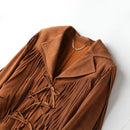 Motorcycle Short Jacket For Women Europe America Female Genuine Leather Lapel Coat