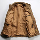 Brown jacket with drawstrings on a white background, Obroi