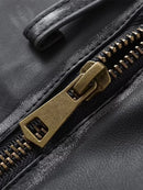 Women Autumn Street Style Leather Super Short Skirts Sexy Slim Mid Waist Chic Zipper Mini Skirt