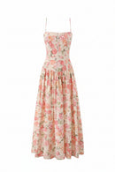 Floral dress on a white background, Obroi