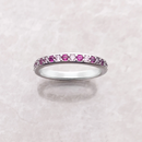 Ring Elegance Stones Europe Romantic Fine Jewelry For Women Real 925 Sterling Silver Gift