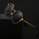 Men Polarized Sunglasses Luxury Design Metal Round Frame Sun Glasses Women Retro UV400 Shades