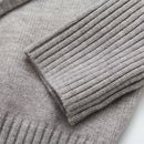 Autumn/Winter Women's Knit Hoodie Pullover Drawstring Decoration Padded Leisure Hooded Sweater