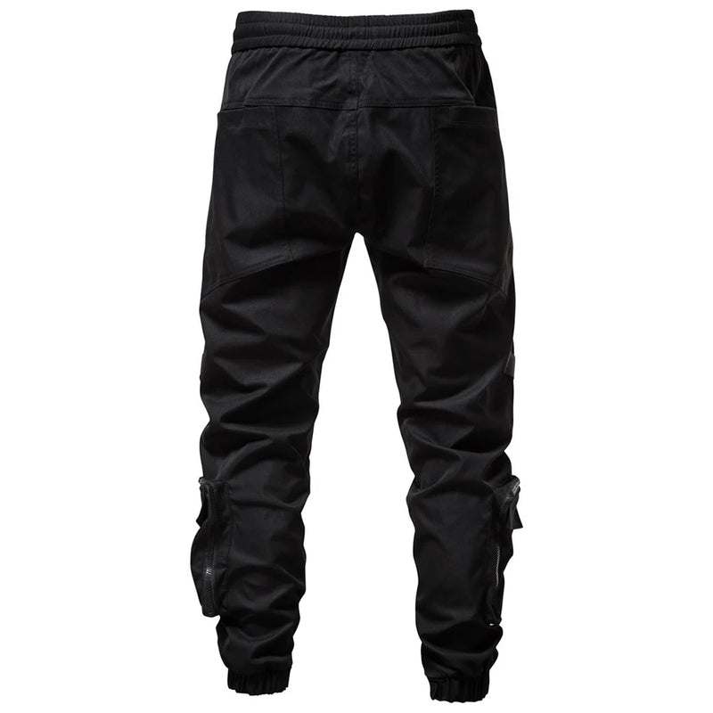 Pants Cargo Pants Joggers Men Black Hip Hop Streetwear Trousers