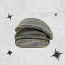 Retro Denim Berets Cap for Women Spring and Summer Casual Niche Fold Design Literary Painter Hat