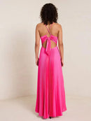 Women Dress Summer Evening Party Female Long Dresses Sleeveless Backless