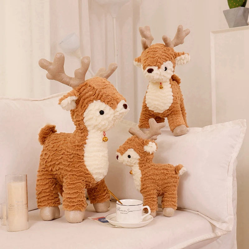 Christmas Tree Plush Toys Cute Plush Pillow Moose Deer Dolls Wishing Trees Stuffed for Christmas Dress Up