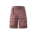 Retro Shorts Men Summer Casual Pants Men Cotton Straight Leg Pants