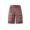 Retro Shorts Men Summer Casual Pants Men Cotton Straight Leg Pants