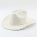 Carnival Outdoor Western Cowboy Top Lamb Woolen Hat Warm Autumn And Winter Jazz Hat
