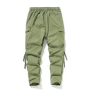 Men Cargo Pants Spring Autumn Stretch Outdoor Pants with Multi-Pocket