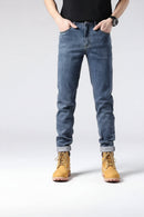 Straight Jeans Tall Guys Students Casual Loose Stretched Denim Trousers