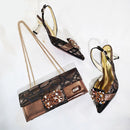 Special Arrivals Italian Women Shoes and Set Pointed Toe Mature Ladies for Wedding