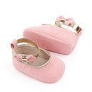 Baby Girls Princess Dress Shoes Cute Mary Jane Flats With Flowers Toddler Anti-Slip Soft Baby Girls Sandals 0-18 Months