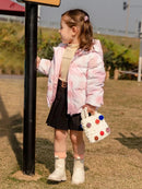 Girls Winter Jacket Big Girls Heavyweight Shower-Resistant Hooded Outwear Coat