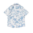 Star Short Sleeve Men Street Loose and Versatile Couple Shirt