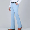 Spring Summer Men Slim Fit Elastic  Solid Men's Casual Thin Pants