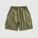 Summer shorts men's outdoor cargo bag trousers loose straight breathable