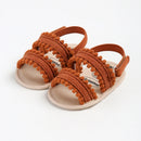 Girl sandals open toes baby shoes little girl sweet casual soft sole slippers flat shoes
