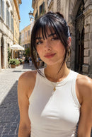 Bangs Temples Fiber Hairpiece Air Bangs for Women Quick Transformation Daily