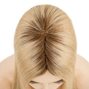 Women's Premium Handtied Topper For Women Cuticle Remy Virgin Human Hair Topper Natural