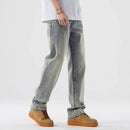 Men Straight Nostalgic Pants Trend for Spring and Summer