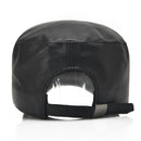 Men Vintage Adjustable Baseball Cap Leather snapback Hat Para Mens Trucker Caps Dad Hat winter warm hats