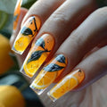 Acrylic Latest Luxury Nails Long Ballerina White French Press On Nails