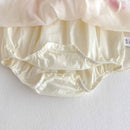 Baby Girls Summer Clothing 0-2Y Girl Infant Flower Suspender Bodysuit Straps Jumpsuit