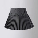 Spring Autumn Toddler Teenage Clothes Preppy Children Short Skirts Girls Pleated Bow Skirt