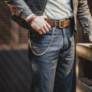 Retro 13oz Selvage Raw Denim Jeans Straight Fit Jeans Classic for Men