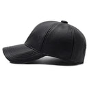 Leather Hat Baseball Cap Outdoor Sunshade Face Caps For Men Street Trucker Hats