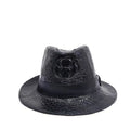 Genuine leather sun hat