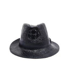 Genuine leather sun hat