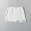 Lace Splicing Bag Hip Half Body Skirt Women Summer Short Skirt