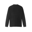 Henley Collar Knitted Sweater Men Embroidery Autumn Winter Pullover Men