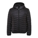Warm Men Casual Hooded White Duck Down Jacket Thin and Light Men Down Coats