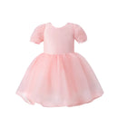Tulle Puff Sleeve Princess Dress for girls clothing Ball Gown Birthday Party evening dresses children dresses
