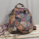 Retro Genuine Leather Women Backpacks Casual Handmade Design Handbags Top Layer Leather Shoulder Bags