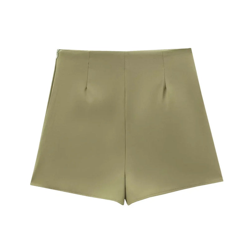 Summer women knot decoration skirt pants