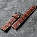 Genuine Leather Strap Leather Soft Brown Suitable For Antique Watches Classic Bamboo
