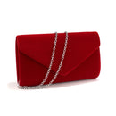 Women Evening Bags Cover Envelope Design Party Wedding Girl Handbags With Chan Shoulder Clutch Velvet Purse