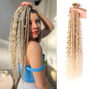 Dreadlock Extensions Hippie Single Ended Dreads 0.6 cm Width Extensions Reggae Women